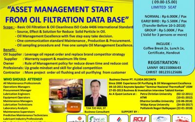 Asset Management Start From Oil Filtration Data Base